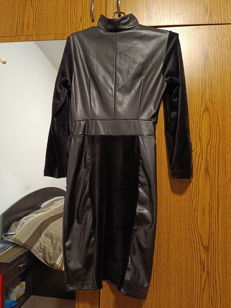 Rochie imitație piele 36/38