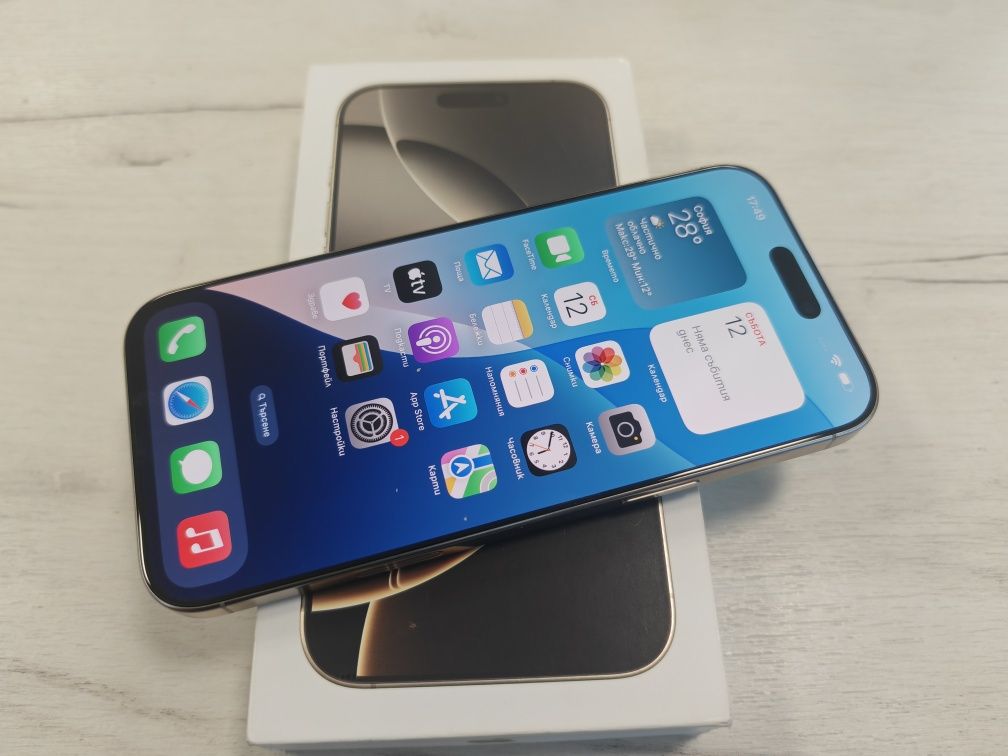 Като нов iPhone 16 Pro Max 256 GB Гаранция