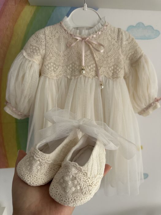 Rochite botez alba si roz