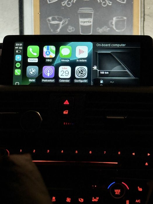 Waze / CarPlay BMW / Andream seria F, G, I / Ambientale Custom