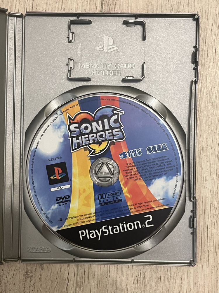 Sonic Heroes Playstation 2 Игра
