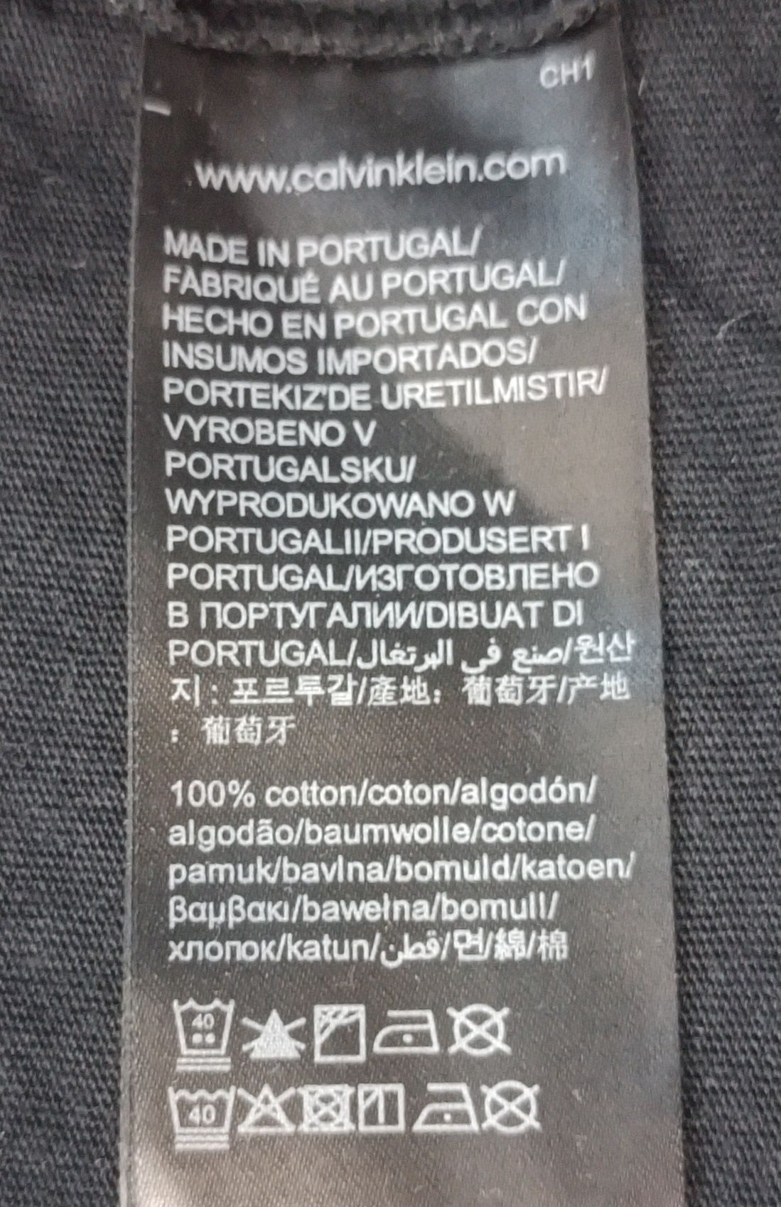Calvin Klein Jeans Monogram Logo Tee оригинална тениска S памучна
