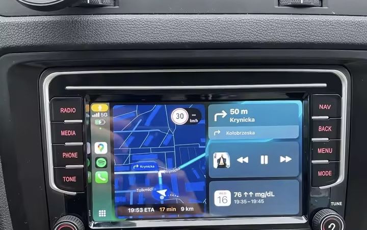 Navigatie Carplay 4GB Skoda Seat Volkswagen vw Passat b6 b7 CC Tiguan