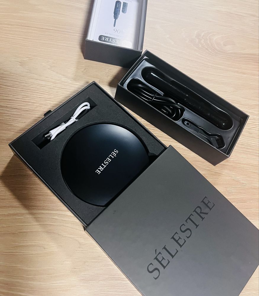 Selestre LED огледало с UV камера и електрическа извивачка за мигли