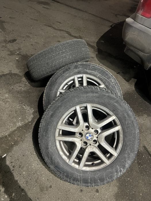 Диски на зимней резине на Бмв Х5
