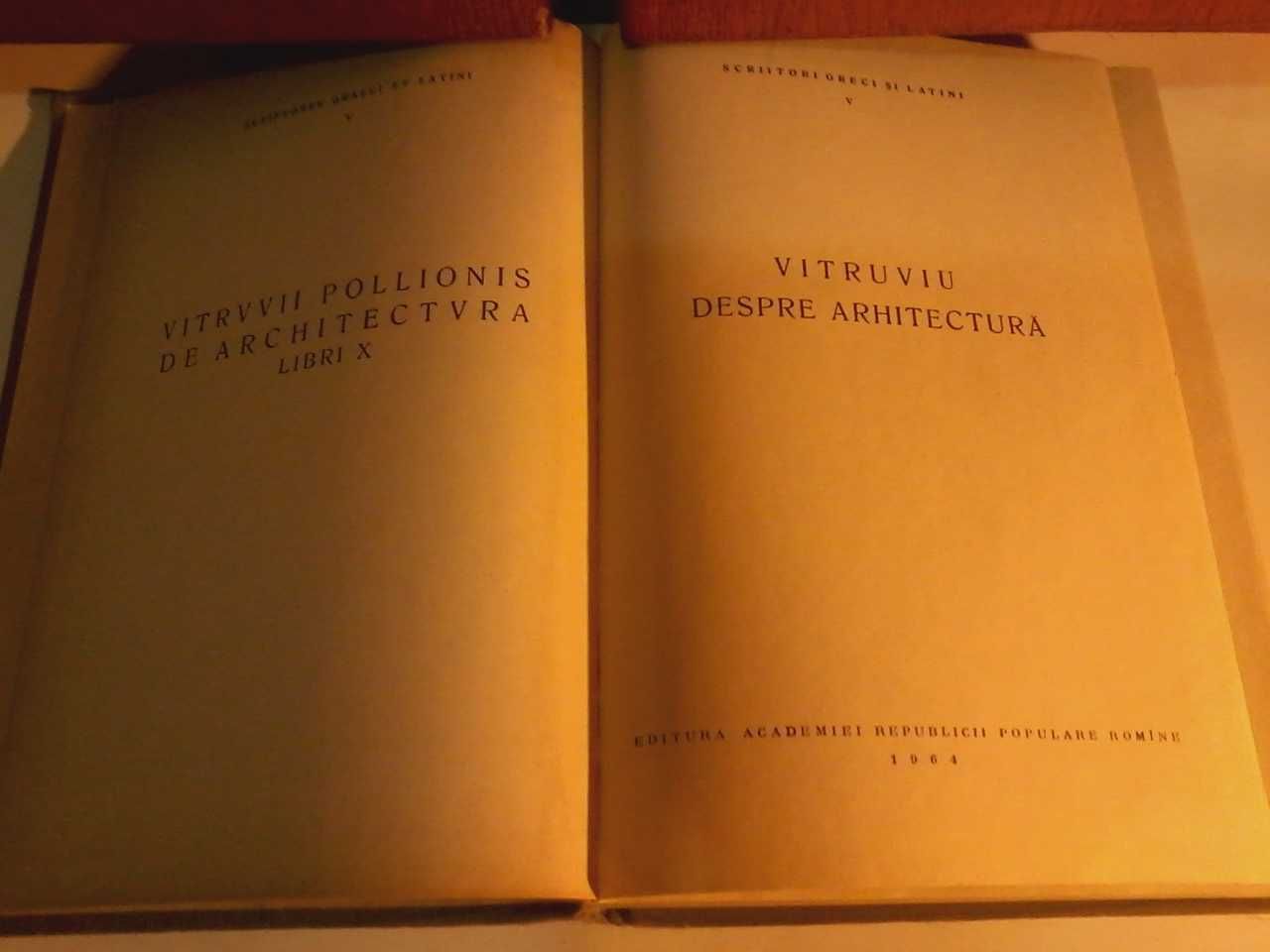 Vitruviu – Despre arhitectura