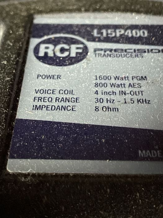 Rcf L 15 P 400 ( 4 buc )