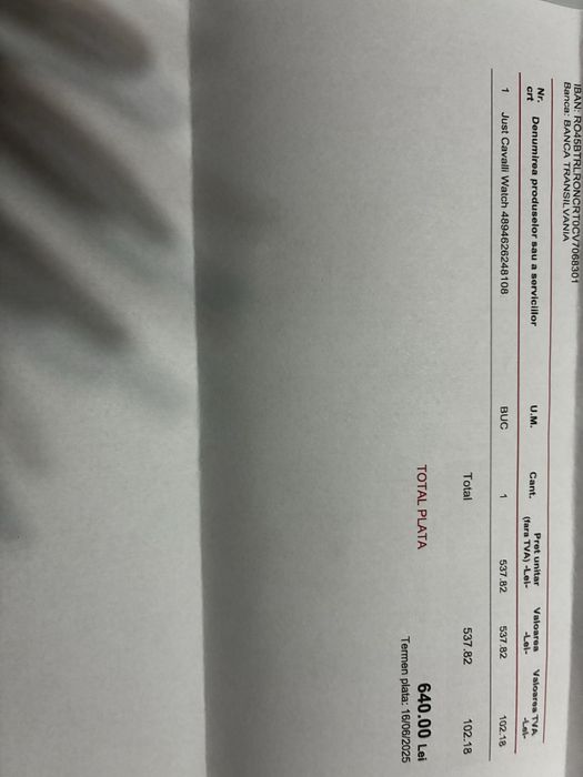 Ceas Just Cavalli dama cu bratara