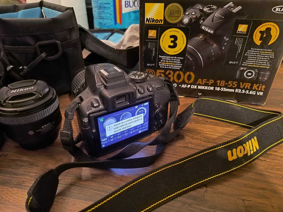 Aparat nikon d5300 af-p 18-55 vr kit