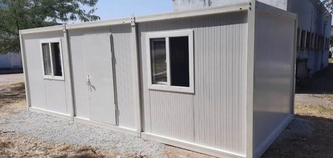 Модулен павилион за живеене офис контейнер фургон сглобяема къща
