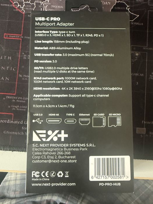 Adaptor multiport next one usb-c pro