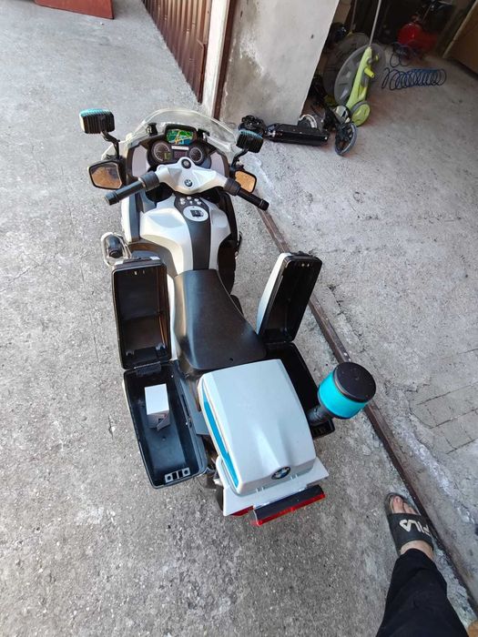 Motocicleta BMW de Politie Electrica Pentru Copii
