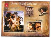 Super timbre colita nestampilata arta pictura Peter Paul Rubens