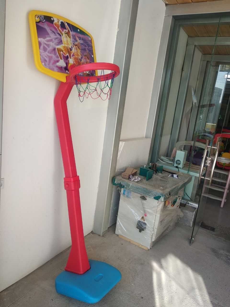 Баскетбольная стойка-160х45 см. Доставка и установка бесплатно