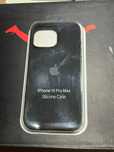 Husa neagra silicone Iphone 16 Pro Max