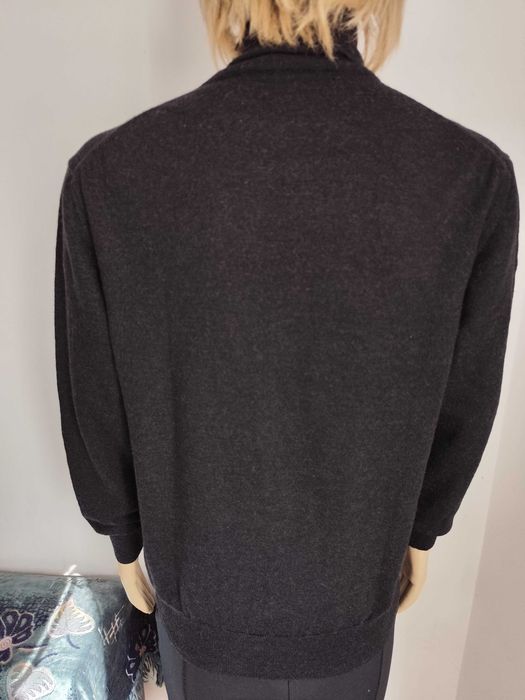 Bluza din lina pura virgina neagra Invidiauomo-masura 40-42-Noua!