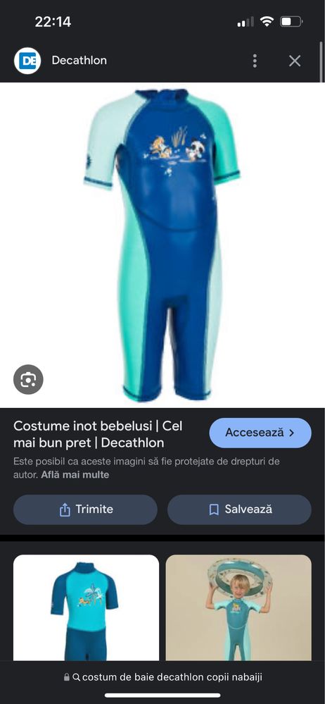 Costum de baie nabaiji decathlon 24m