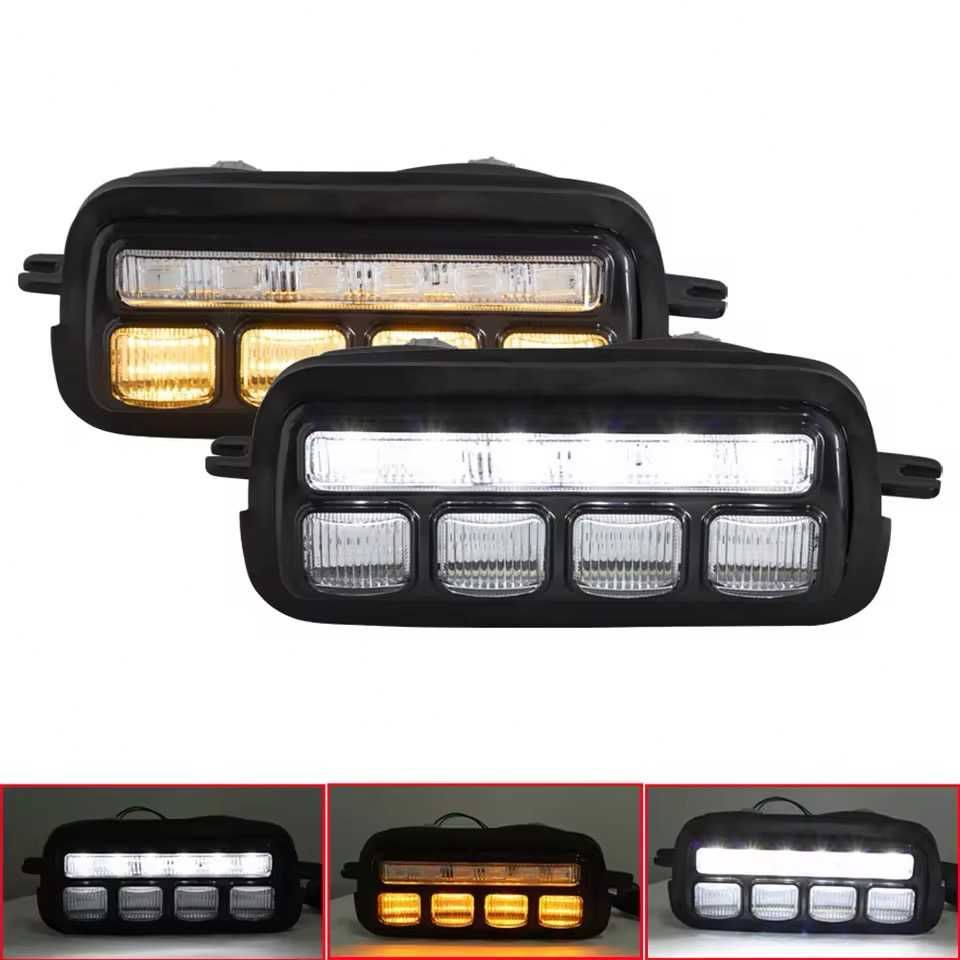 2 БРОЯ LED Диодни Тунинг  Мигачи Габарити Надфарници за Lada Niva