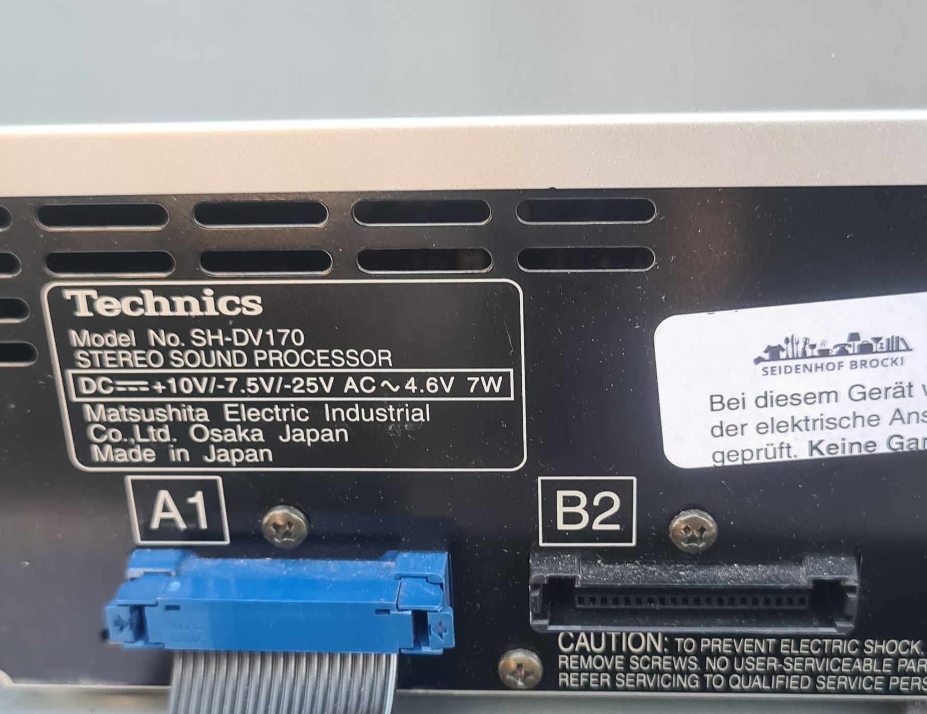 Technics SA-DV170 И Technics SH-DV170