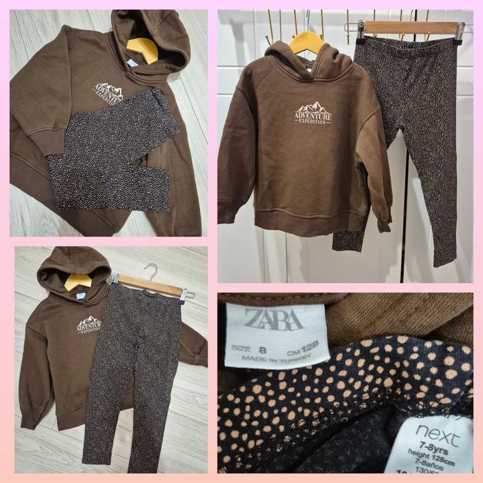 Сетове панталон,рокля,яке,суитчър,клин др.Zara,H&M,Next 7-8г,128р