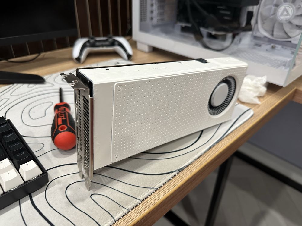 Rx570 radeon белая кастомная