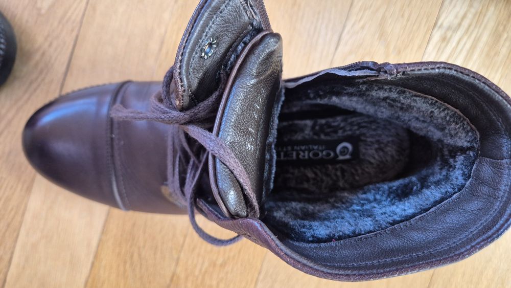 Vând  ghete de iarnă  Goretti, nr.42, piele