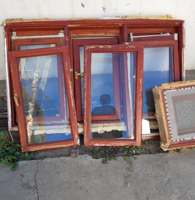 Деревянное окно.