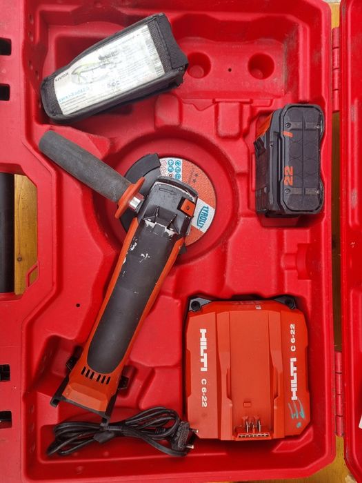 Flex hilti ag 5d 22 nuron. Cutie baterie,incarcator