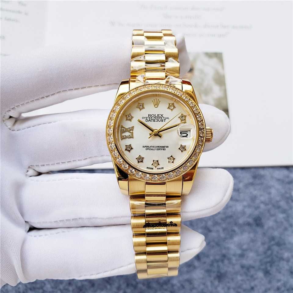 Дамски автоматичен часовник Rolex Lady-Datejust Gold