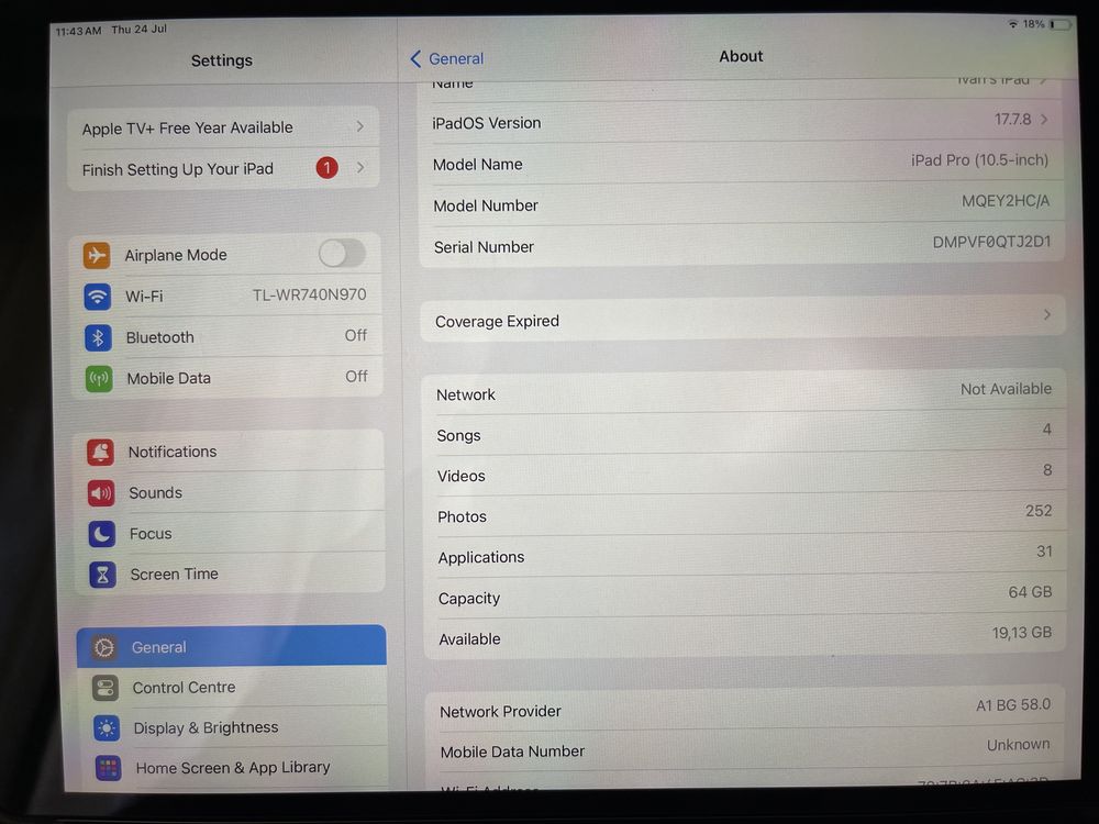 Таблет iPad Pro 10.5 инча