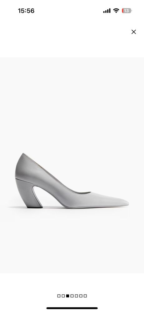 HM studio collection сиви обувки