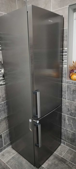 Combina frigorifica Gorenje RK6202EX, 354 l, Clasa A++, 200 cm, Inox
