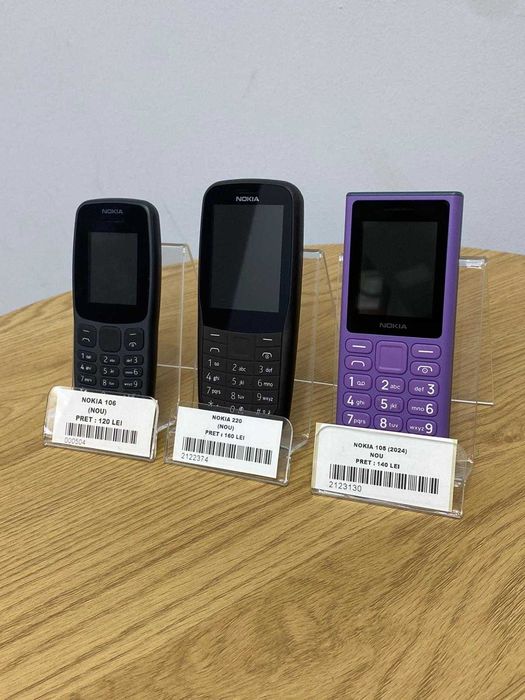 Telefoane Nokia 105 / Nokia 106 / Nokia 220 - Noi