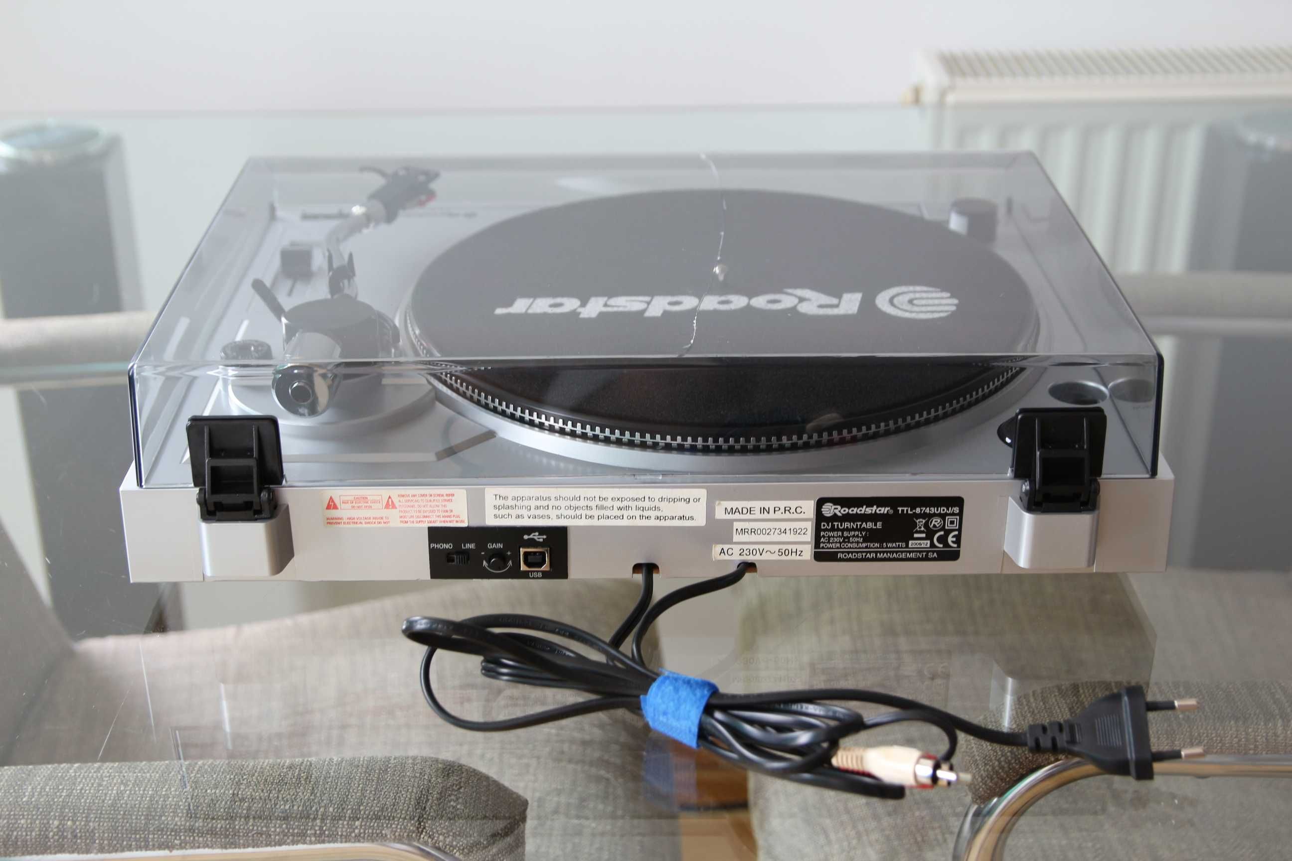 Roadstar TTL8743UDJ/S, USB, iesire Linie si Phono