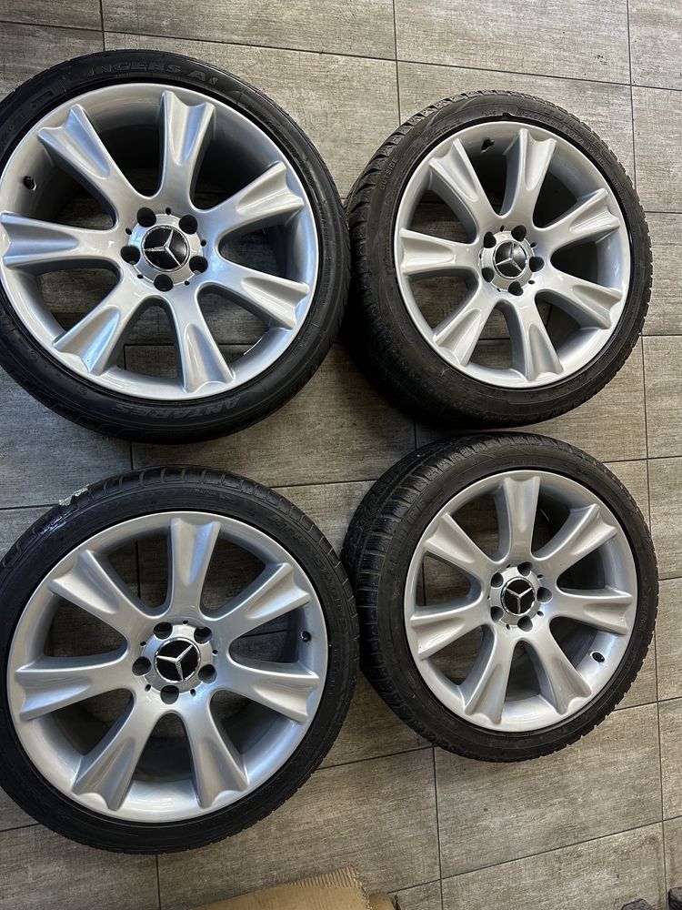 Jante cu anvelope MERCEDES CLS Eclass 5x112 R18 8,5J 9,5J