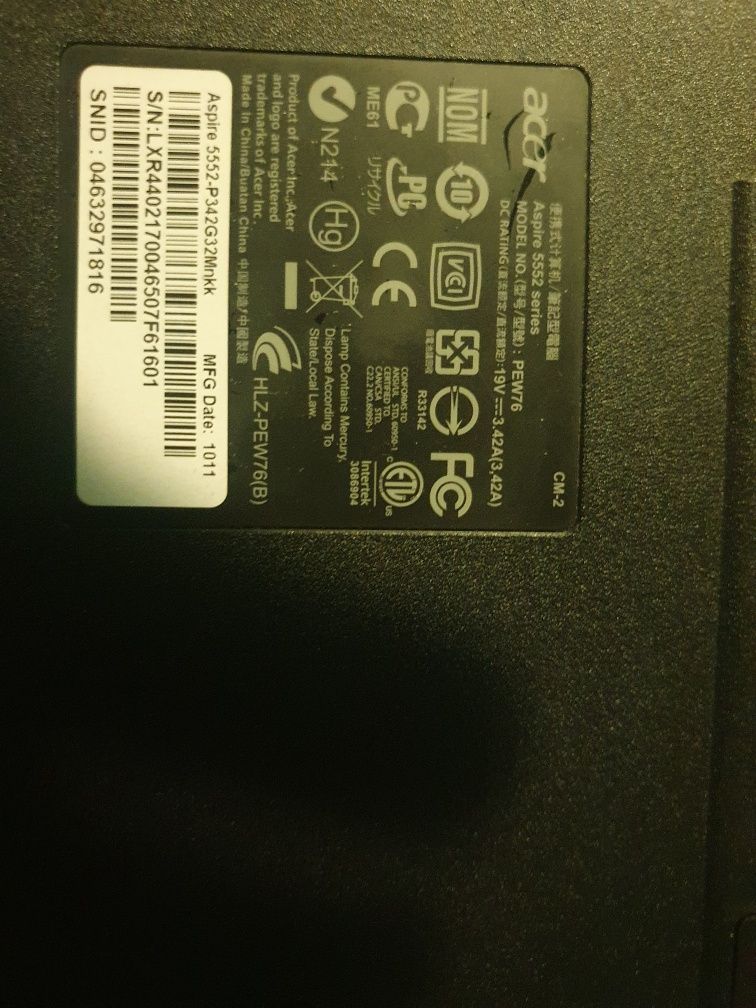 Acer Aspire 5552 като нов