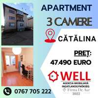 De vânzare apartament cu 3 camere pe strada Principală, în Cătălina!