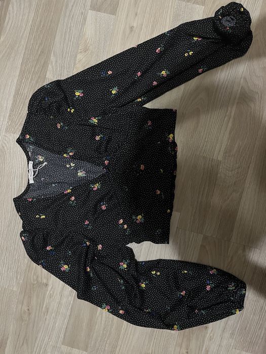 Top negru Reserved, S, nou