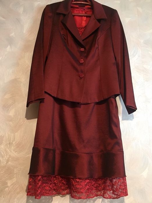 Rochie-compleu de ocazie/nunta/nasa, rosie