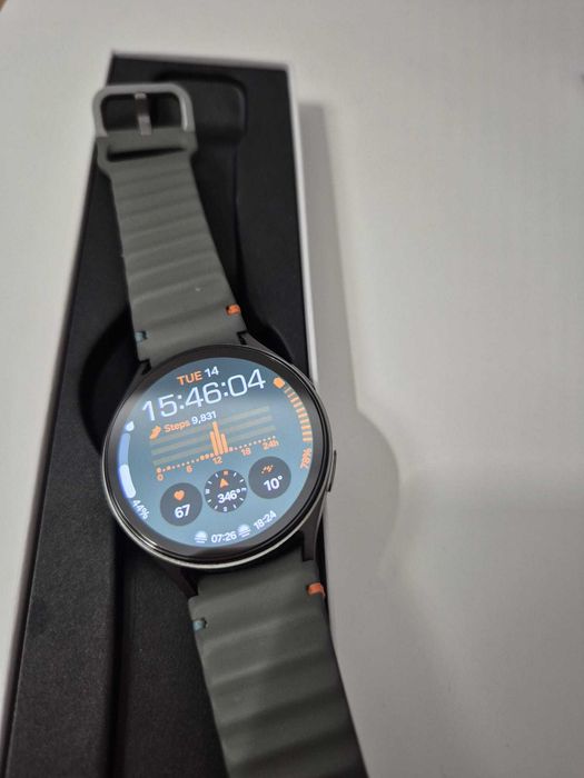 Samsung Galaxy Watch7, 44mm, Green, stare impecabilă, încă în garanție