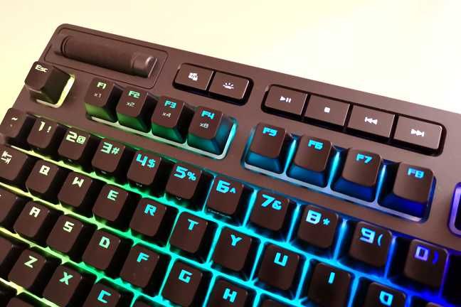 Tastatura gaming mecanica ASUS ROG Strix Flare, RGB, Cherry MX Brown