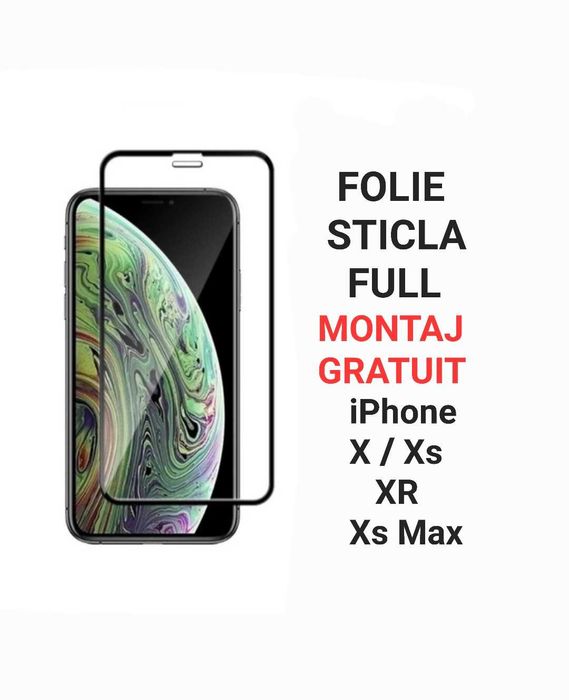 Folie de Sticla Full iPhone 15 / Plus / Pro / Pro Max