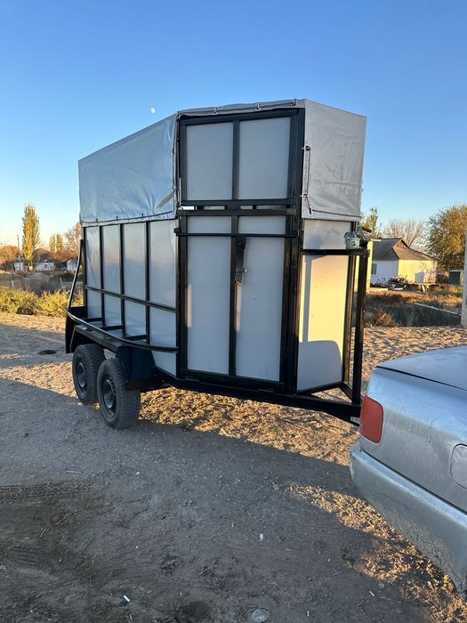 Коневозка двухосный