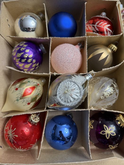 Set globuri vechi de Craciun