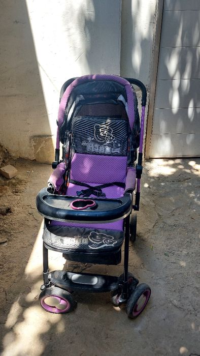 Bolalar uchun kolyaska ko'p ishlatilmagan sifati yaxshi saqlangan