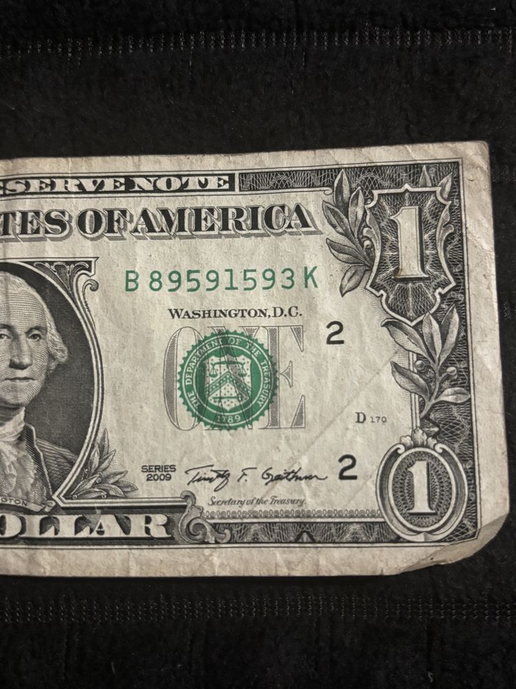Vand bacnota One Dollar