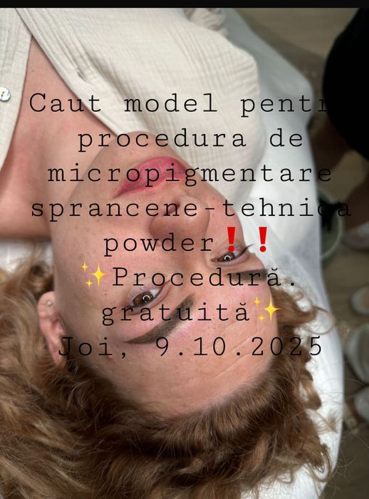 Caut model micropigmentare sprancene gratuit