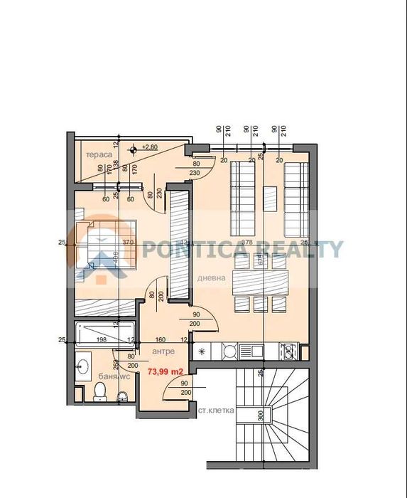 Продава се Едностаен апартамент в Несебър - 34 кв.м за 810 €/кв.м - Снимка #3