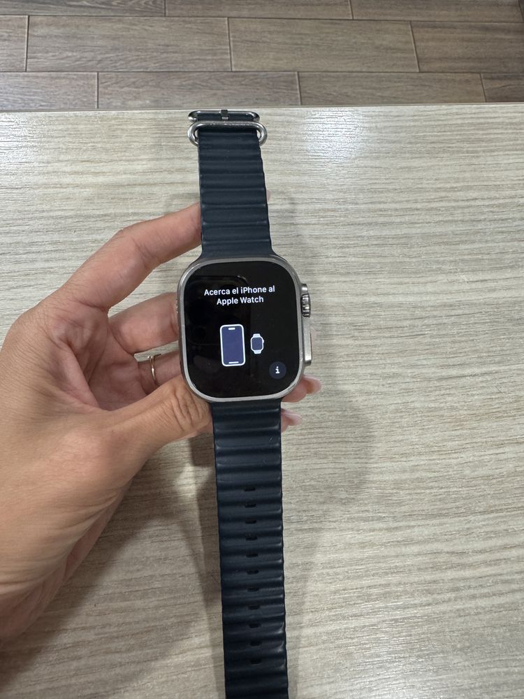Apple Watch Ultra, Cellular, Titanium 49mm, Blue Ocean, Impecabil!!