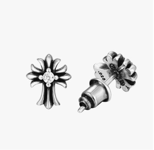 Гривна , пръстен и обеци Chrome hearts